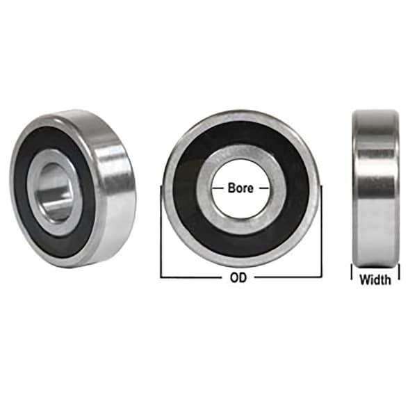 Aftermarket 990024 New Flat Edge Ball Bearing Fits Ford New Holland 6200 Series F12986 - main